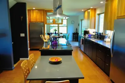 Contemporary Kitchen at Charlotte Lakeside Hickory by Dovetail Designs By Jenny Volk