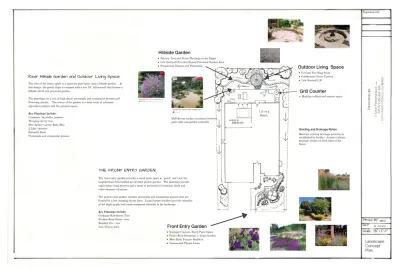 Town and Country Garden — Landscape Design project by J. Gieo Pensoneault, MLA