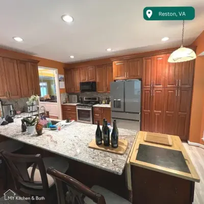 Cherry Wood Cabinets for the Kitchen by My Kitchen And Bath