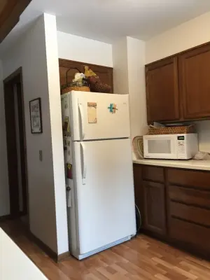 Honey Stained Natural Cherry Shaker Style Refacing by Kitchen Solvers Of Madison