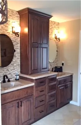 Stylish Main Bath by Affordable Kitchens & Baths