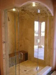 Shower Partitions — Kitchen Remodeling project by Ideal Mirror And Glass Inc