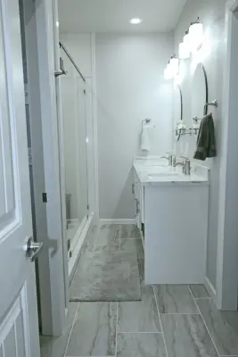 Claremore Primary Bathroom — Kitchen Remodeling project by Gorilla Brothers Renovation