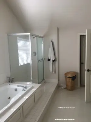 Timeless Master Bath by MKM Home Design + Planning