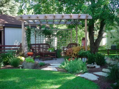 Destination patios — Landscape Design project by Jane Dilworth & Associates