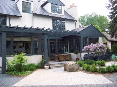 Before and After — Landscape Design project by Jane Dilworth & Associates