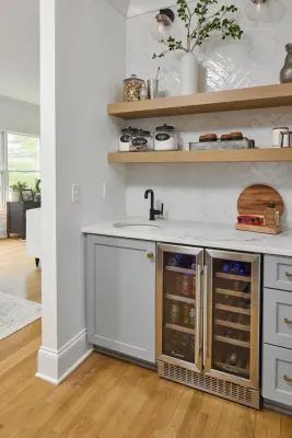 Coastal Chic Cleanliness by ACo Flooring, Cabinets, Kitchen & Bath Remodel