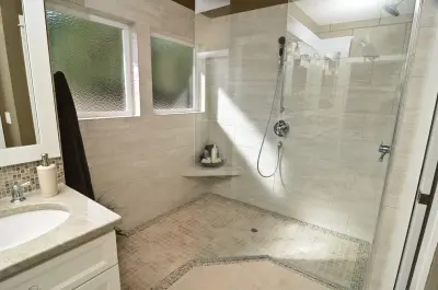 Hillsboro Master Bathroom Renovation - Clean Lines by Mountainwood Homes