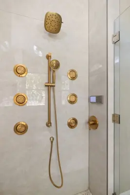 CMK Bathroom Renovation with Zero Entry Shower by CMK Construction