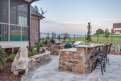 Outdoor Kitchen — Landscape Design project by Allin Landscaping in Nashville