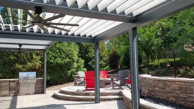 Galloway's Brentwood Backyard Get-A-Way by Allin Landscaping