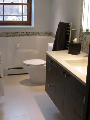 Modern Bathroom by North Shore Kitchen Design Center