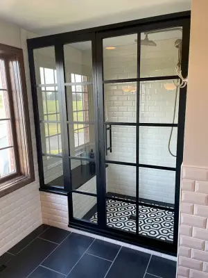 Modern Bathroom Renovation — Kitchen Remodeling project by Ron Scott Design Build