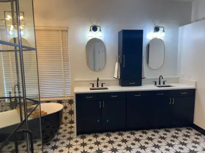Modern Bathroom Renovation by Kitchen Solvers Of Orlando