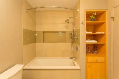 Modern Bathroom Renovation — Kitchen Remodeling project by Allure Construction And Design, Inc