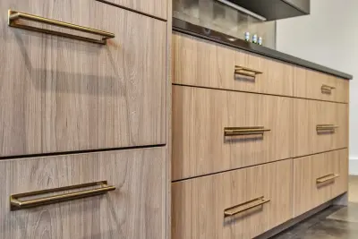 Modern Black with a Neutral Accent by E.W. Kitchens