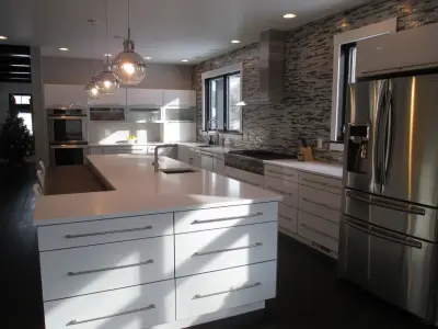 Modern Residence in La Crosse by Wisconsin Building Supply