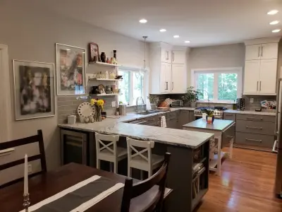 Modern Kitchen and Bathroom Renovation by Concord Construction