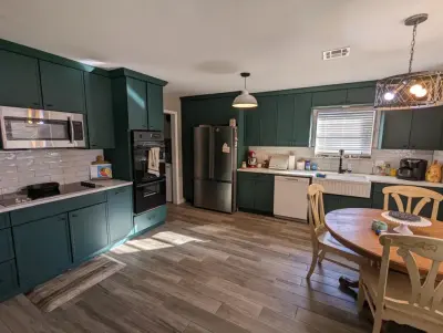 Modern Kitchen Renovation Featuring New Cabinets — Kitchen Remodeling project by Kitchen Solvers Of Oklahoma City