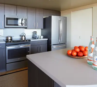 Modern Emeryville Kitchen Condo by Custom Kitchens By John Wilkins, Inc.