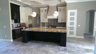 Modern White Cabinets by Matt's Maintenance & Remodeling