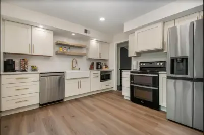 Modern White Kitchen — Kitchen Remodeling project by Smart Design Kitchen & Bath
