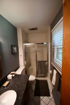 Copley Bathroom Renovation and New Doors by Tim Englert Construction, Inc.