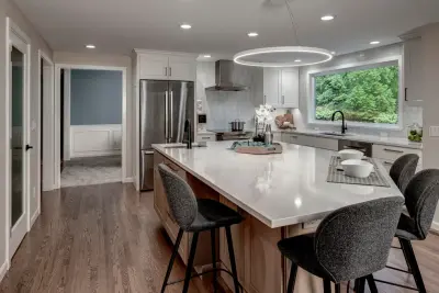 Cottage Lake Kitchen and Family Room Renovation by Nip Tuck Remodeling