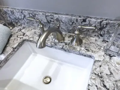 Cotton Luxury Bathroom by HOME-TIME Renovation LLC