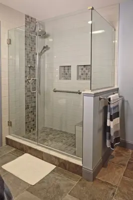 Cove Hill Primary Bathroom by HOME-TIME Renovation LLC