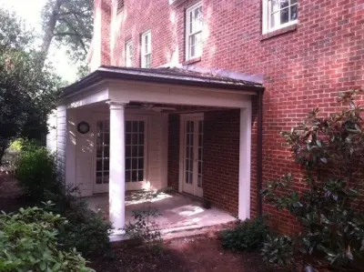 Myers Park Rustic Porch Renovation by Hopedale Builders, Inc.