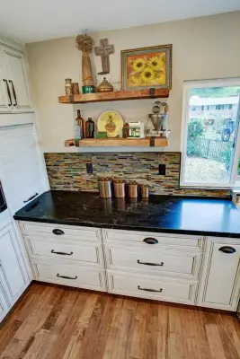 Artisan Rustic Kitchen Gem in Monrovia by Metropolis Drafting And Construction Inc
