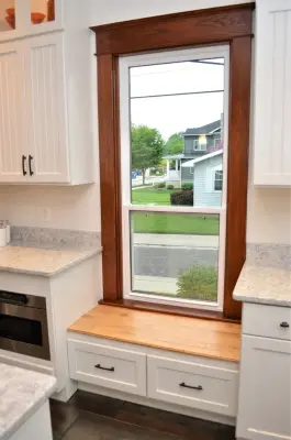 Rustic White Farmhouse Kitchen - Haas Signature Collection by Haas Cabinets