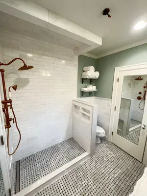 Restroom and Shower Collection — Kitchen Remodeling project by Blanco Flooring And Remodeling
