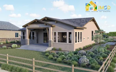 Residential 3D Home Rendering Aurora Colorado by JMSD Consultant - 3D Visualization Studio