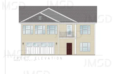 2D Color Architectural Elevation Rendering Services Los Angeles CA — Landscape Design project by JMSD Consultant - 3D Visualization Studio