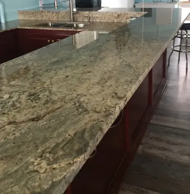 Personalized Bar Top by B&L Marble Co. Inc