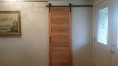 Tailored Barn Door — Kitchen Remodeling project by K & E Home Upgrades