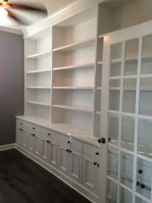 Tailor-Made Office Space by Emerald City Custom Cabinets