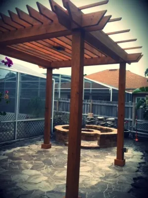John Madison Landscape-Pergola — Landscape Design project by John Madison Landscape Inc.