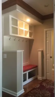 Personalized Mudroom Space by MKM Home Design + Planning