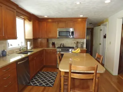 Bespoke Fireplace, Kitchen, and Desk — Kitchen Remodeling project by Kitchens By Herzenberg