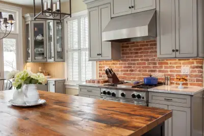 Tailored Farmhouse Kitchen, Green Village, NJ by Robinwood Kitchens