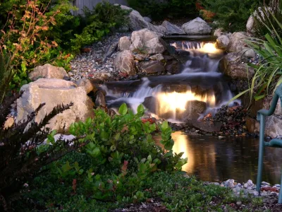 Outdoor Lighting — Landscape Design project by JP Stone Contractors, Inc.