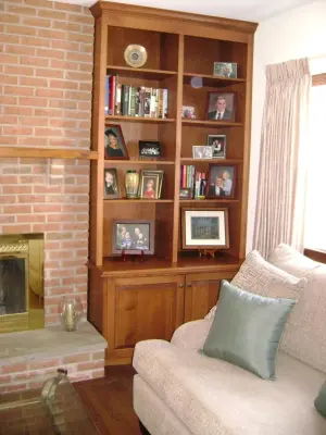 Bespoke Built-Ins for the Living Room — Kitchen Remodeling project by Beck & Ness Woodworking