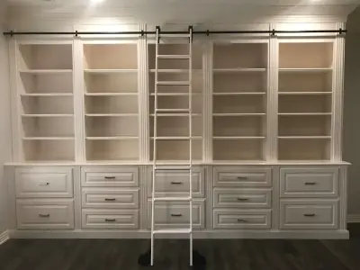 Bespoke Built-In Shelf Project by Sam Bradley Homes