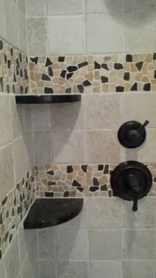 Bespoke Tile Shower by Jay Miller General Contractors, Inc.