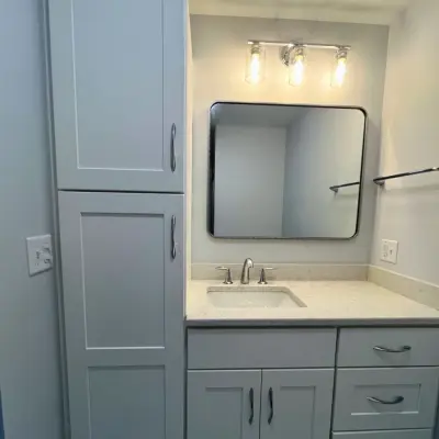 Double Bathroom Renovation — Kitchen Remodeling project by IKitchens Etc, LLC