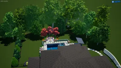 Brentwood Pool #1 — Landscape Design project by Jsla