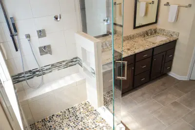 Personalized Shower Featuring a Window — Kitchen Remodeling project by The Bath Shop
